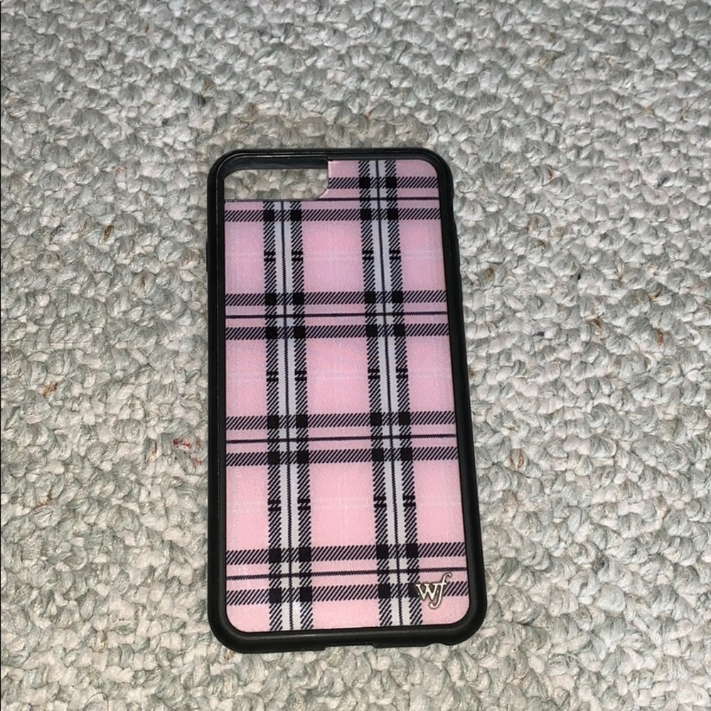 Wildflower Pink Plaid Iphone 8 Plus Case